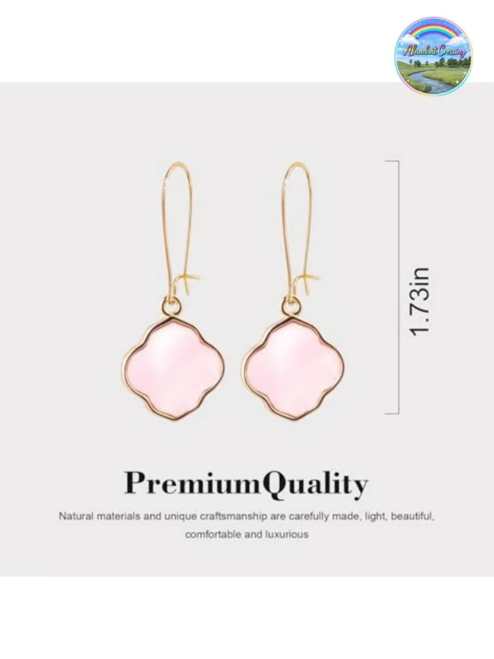14K Gold Plated Natural Shell Pearl Drop Dangle Earrings for Women